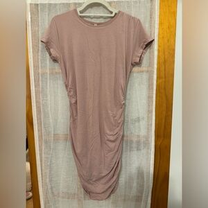 Aritzia babaton pink bodycon mini dress size medium